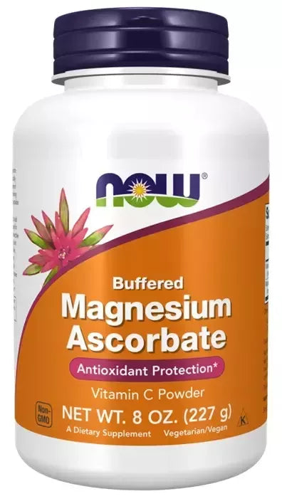 NOW Foods Magnesium Ascorbate Powder 227 g. (Magnio askorbatas)