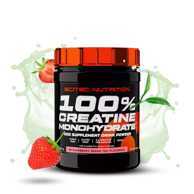 Scitec 100% Creatine Monohydrate 300 g. (su skoniu)