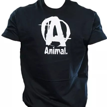 Universal Animal Basic Logo Tee Marškinėliai juodi
