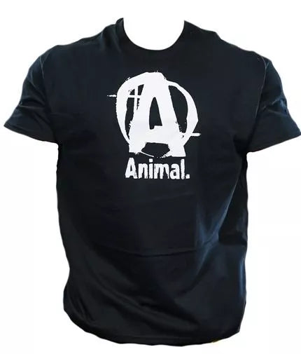 Universal Animal Basic Logo Tee Marškinėliai juodi