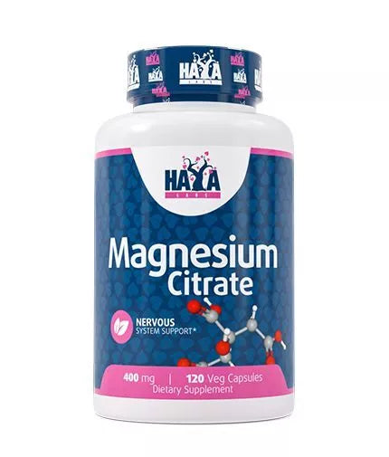 Haya Labs Magnesium 120 kaps. (Magnio citratas)