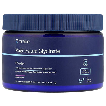 Trace Magnesium Glycinate Powder 180 g. (Magnio glicinatas)
