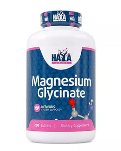Haya Labs Magnesium Glycinate 200 tabl. (magnio glicinatas)