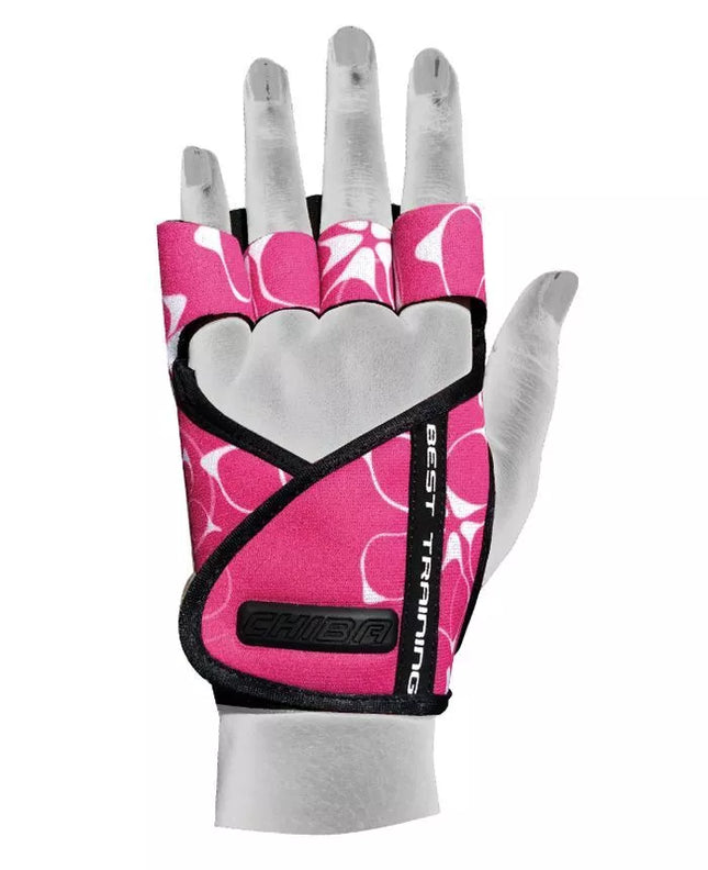 Chiba Lady Motivation Gloves 40936 (Pink/White/Black) pirštinės