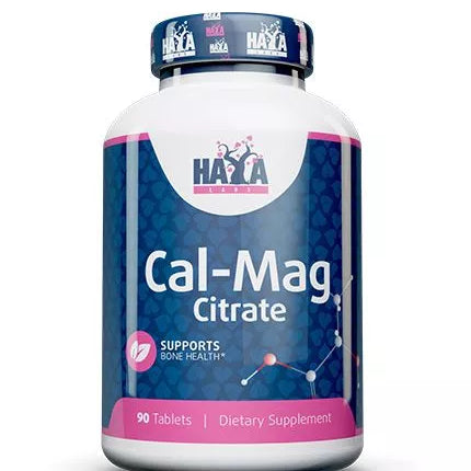 Haya Labs Cal - Mag Citrate (kalcis ir magnis) 90 tabl.