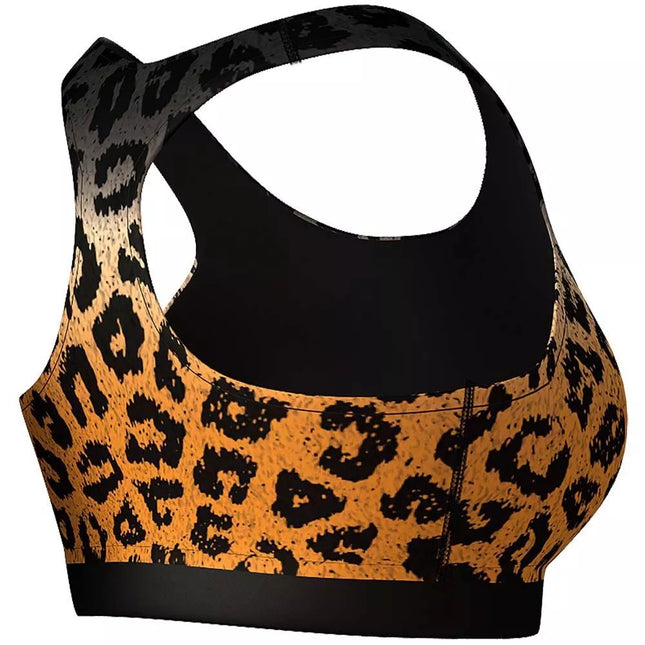 Anarchy Ocelot Sports Bra (gray/orange)