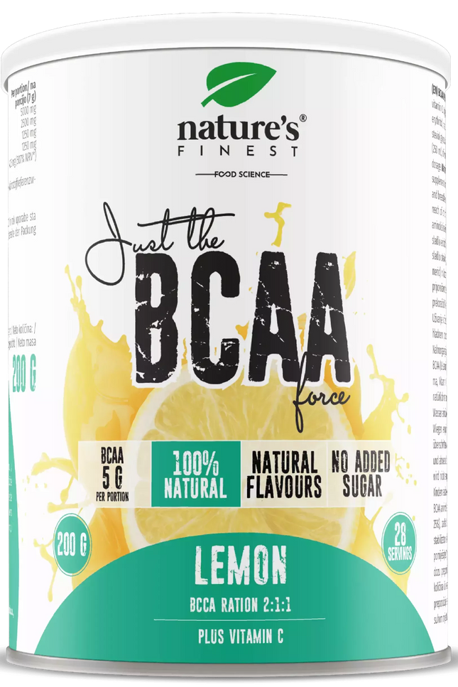 Nature&#39;s Finest BCAA amino rūgščių gėrimas 200 g.