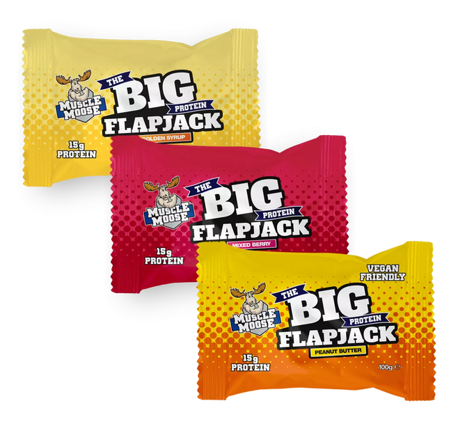 Muscle Moose The Big Protein Flapjack (avižinis batonėlis) 100 g.