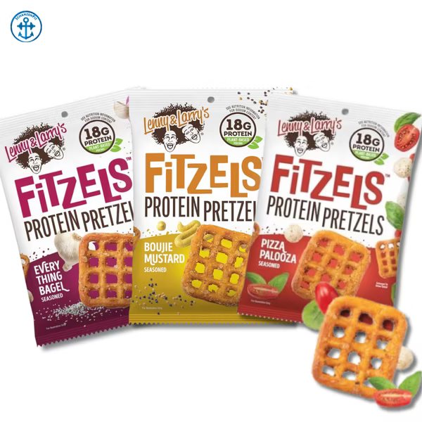 Lenny & Larry’s Fitzels Protein Pretzels 85 g.