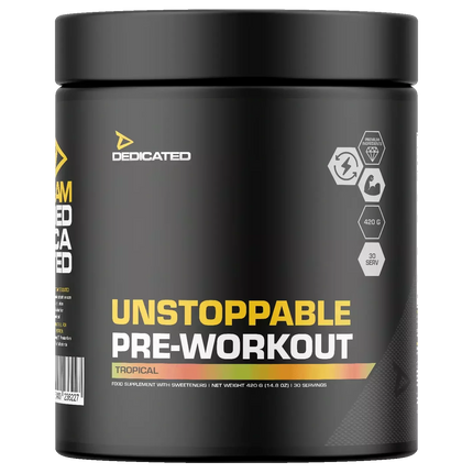 Dedicated Unstoppable Pre-Workout 420 g.