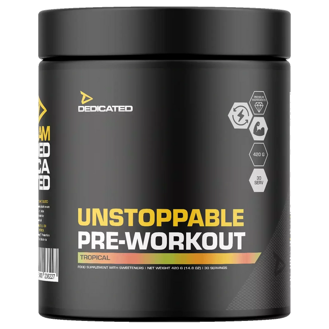 Dedicated Unstoppable Pre-Workout 420 g.