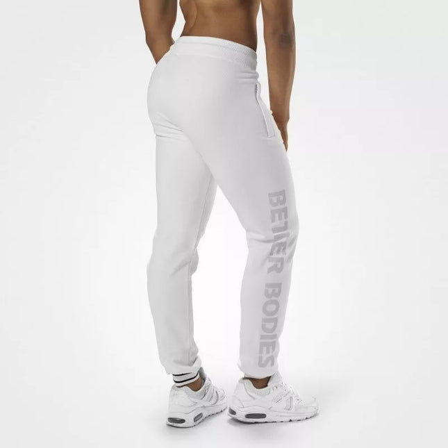 Better Bodies Madison Sweat Pants (White)