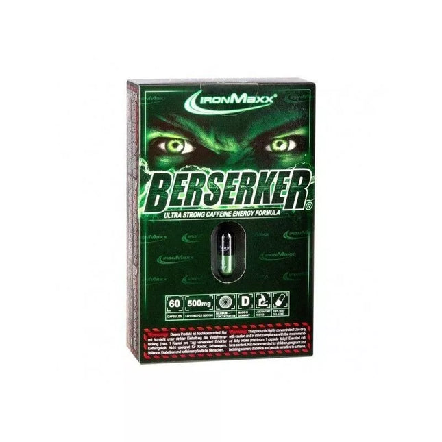 IronMaxx Berserker 60 kaps. Galioja iki 2025-09-30