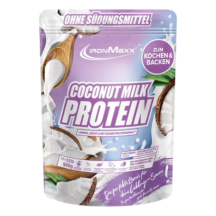 IronMaxx Coconut Milk Protein 500 g. (Kokosų pieno baltymai padažams)