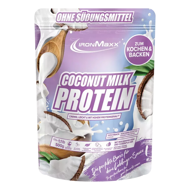 IronMaxx Coconut Milk Protein 500 g. (Kokosų pieno baltymai padažams)