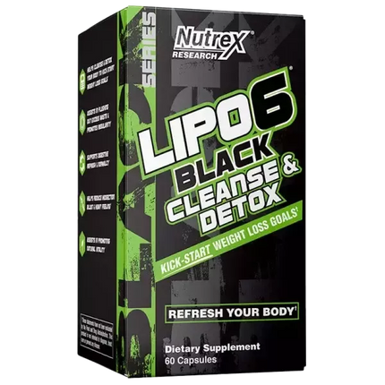 Nutrex Lipo 6 Black Cleanse & Detox 60 kaps.
