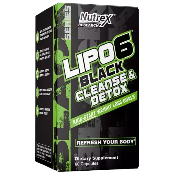 Nutrex Lipo 6 Black Cleanse & Detox 60 kaps.
