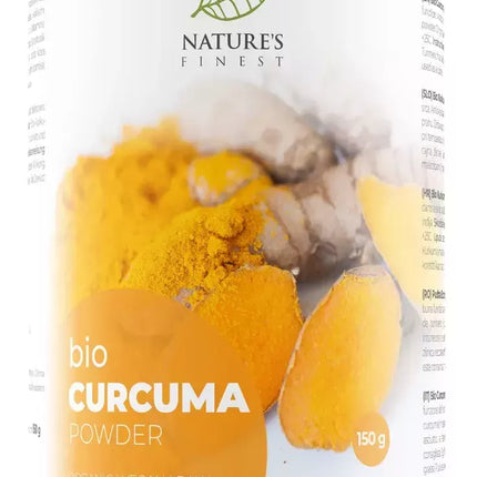 Nature's Finest ciberžolės milteliai, ekologiški 150 g.