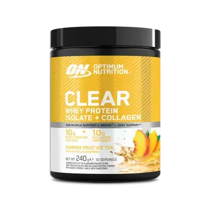 Optimum Nutrition Clear Whey Protein Isolate + Collagen 240 g.