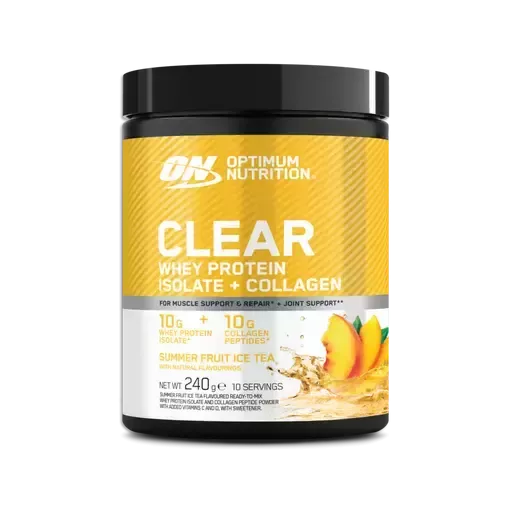 Optimum Nutrition Clear Whey Protein Isolate + Collagen 240 g.