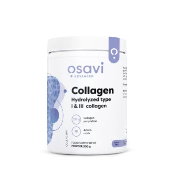 Osavi Collagen, Hydrolyzed type I & III collagen 300 g.