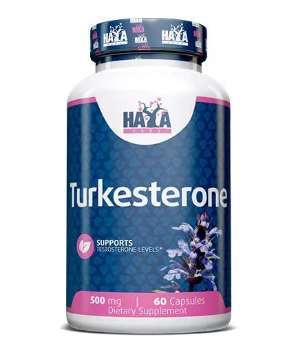 Haya Labs Turkesterone 60 kaps. (Ajuga turkestanica ekstraktas)
