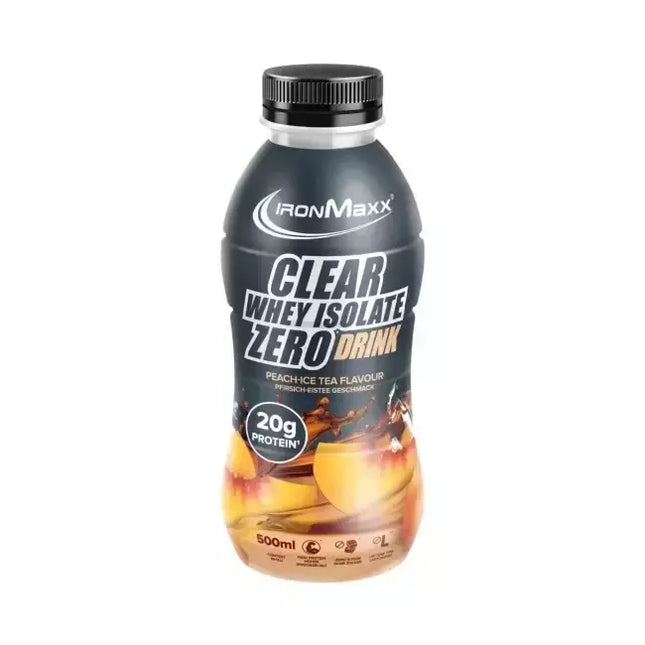 Ironmaxx Clear Whey Isolate Zero Drink 500 ml.Galioja iki 2025-06-12